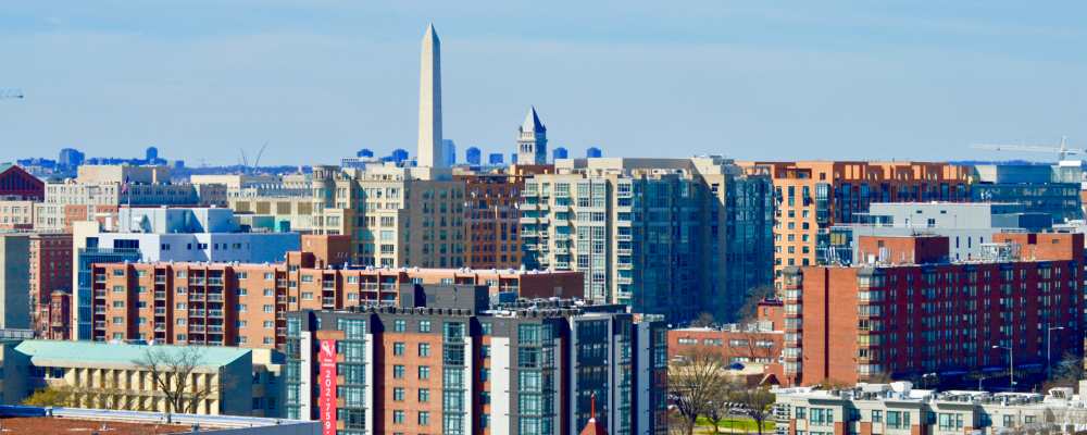Young and trendy areas of Washington DC