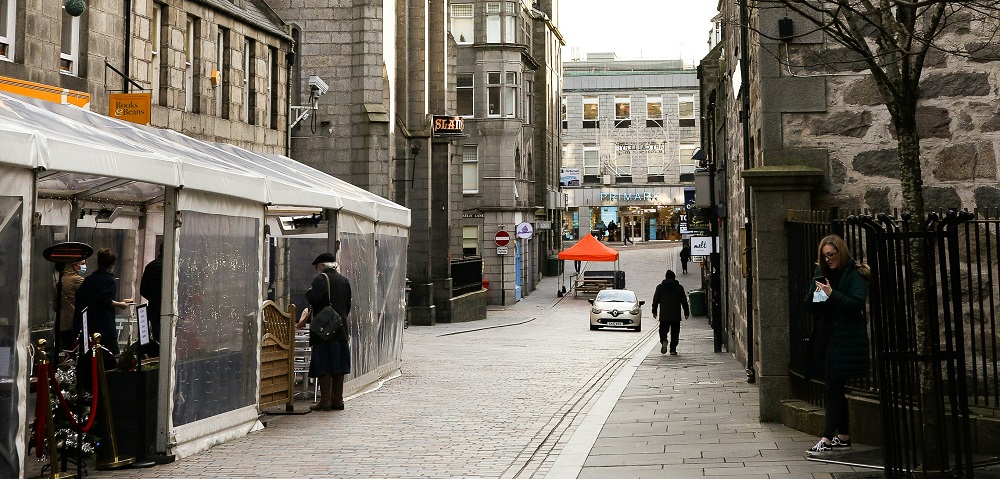 Shopping Street in Aberdeen by Seema Miah 