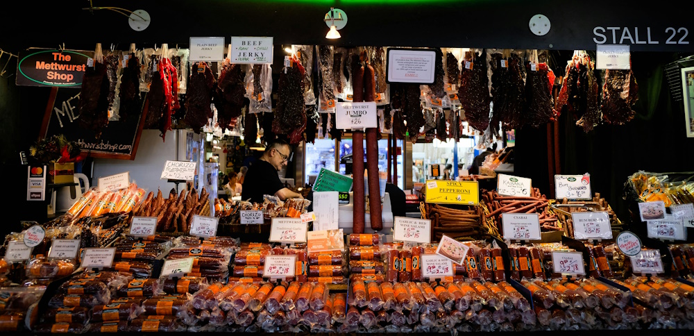 Adelaide Central Market Stall by Kina