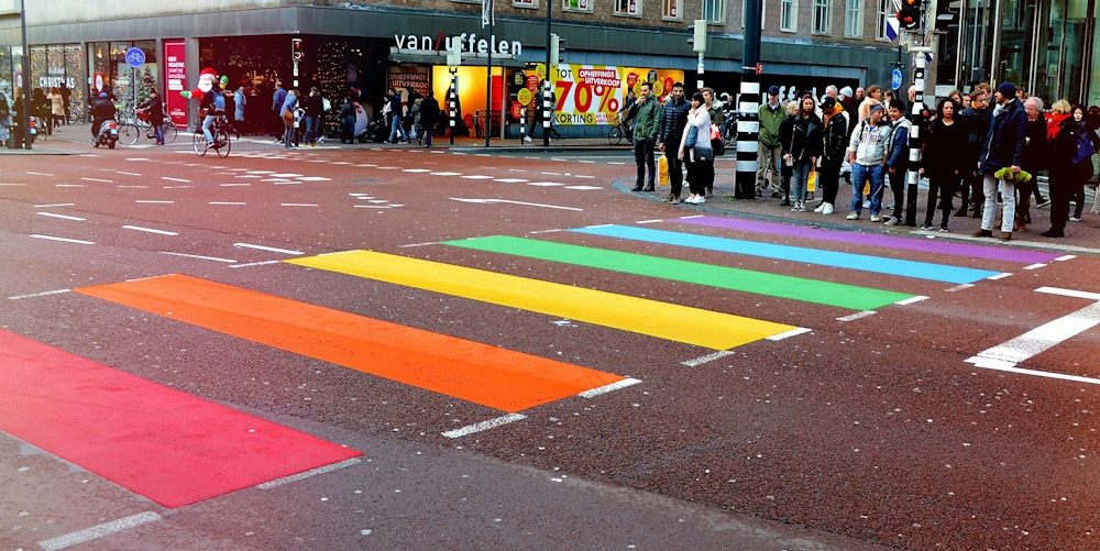 Rainbow Crossing in Utrecht by Tayla Kohler