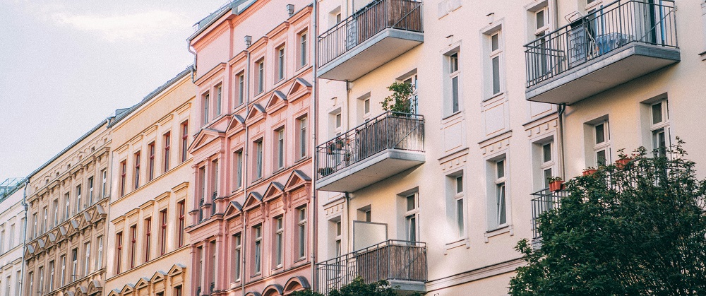 Apartment buildings in Berlin by Jonas Denil