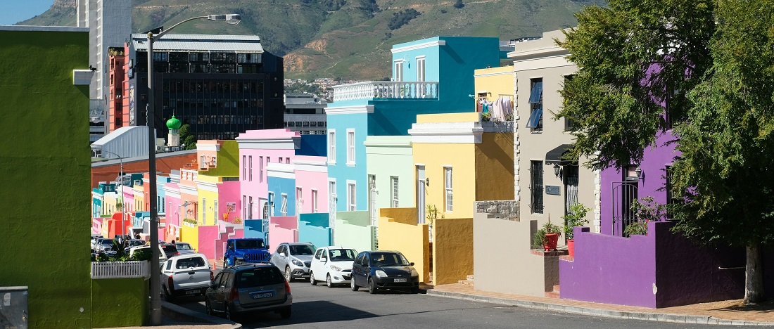 Cars parked in Bo-Kaap by Anil Baki Durmus