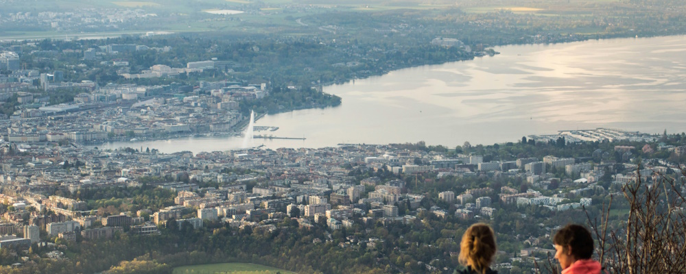 View of Geneva from Mont Salève in France by Lucas Gallone on Unsplash