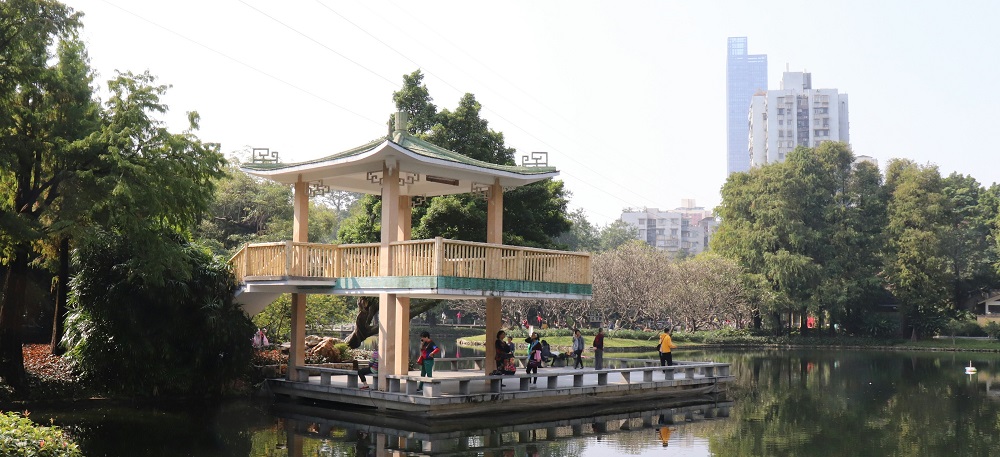 Pagoda in Pagoda in Xiaogang Park, Guangzhou by Lycheeart