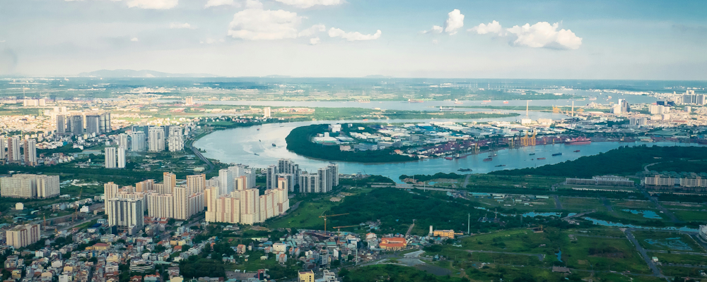 Aerial View of Ho Chi Minh City by CreateTravel.tv on Unsplash
