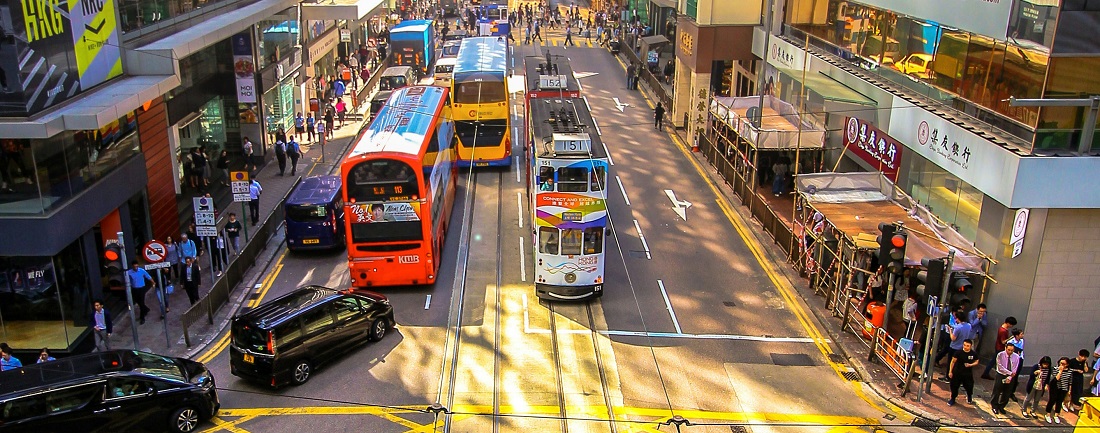 Public transport in Hong Kong by Florian Wehde
