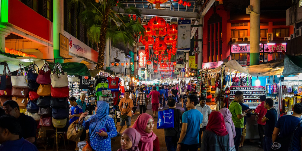 Petaling Street Market in Kuala Lumpur by Ravin Rau