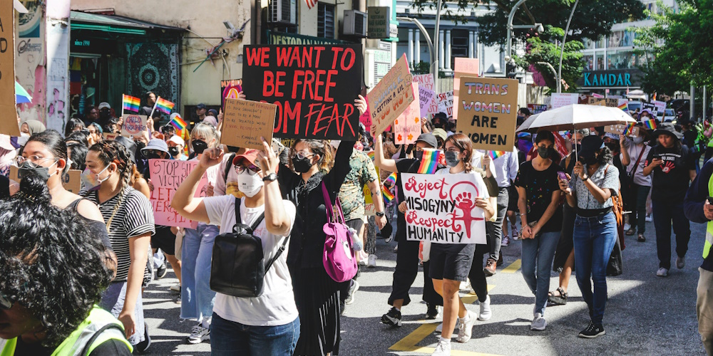 Women's March in Kuala Lumpur by Michelle Ding