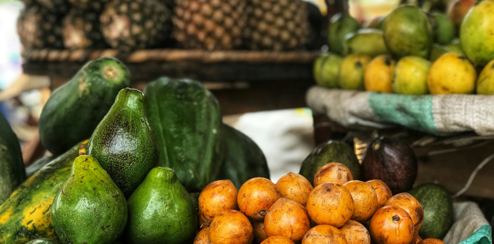 Fruit Market in Ogba Road by Ima Enoch