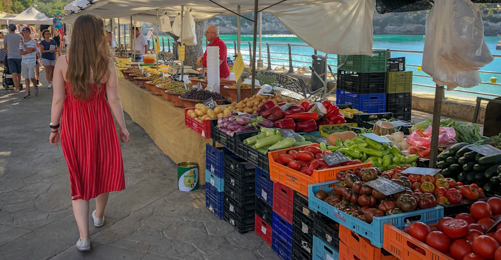 Farmers Market in Porto Cristo by Gary Butterfield