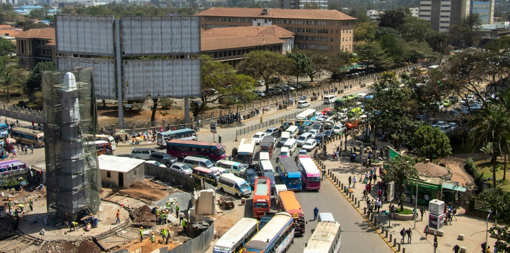 Traffic Jam in Nairobi by Michael Njoroge
