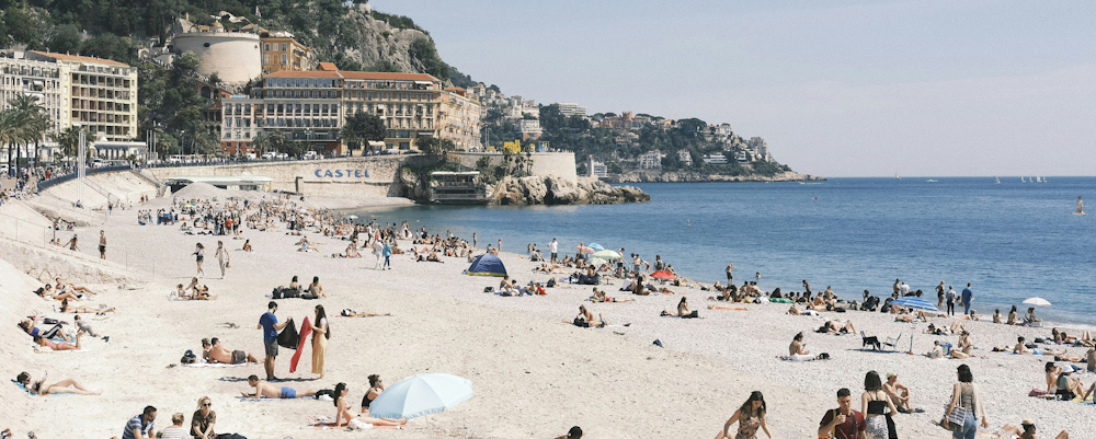 Beach in Nice by Yijie Liu on Unsplash