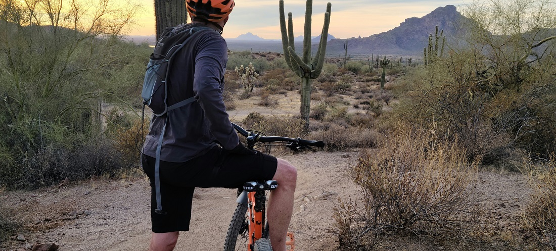 Mountain biking in Phoenix by Matthew Osborn