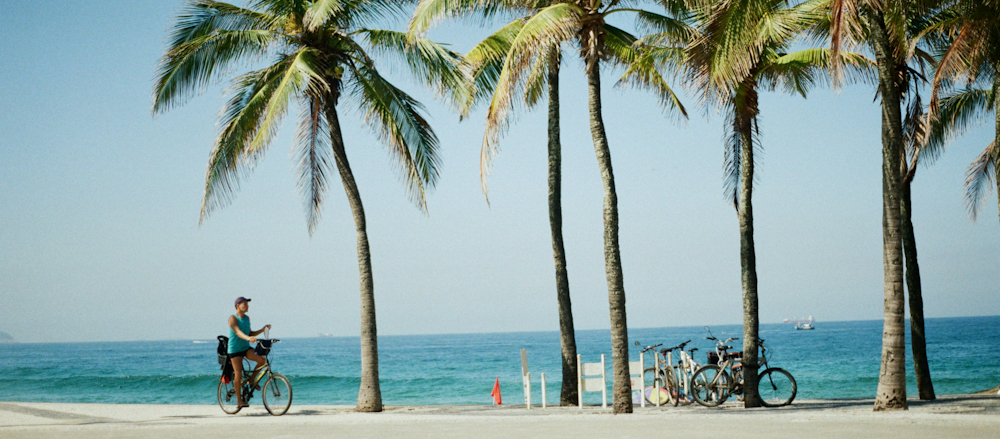 Cyclist on the Beach by Kseniia Lobko on Unsplash