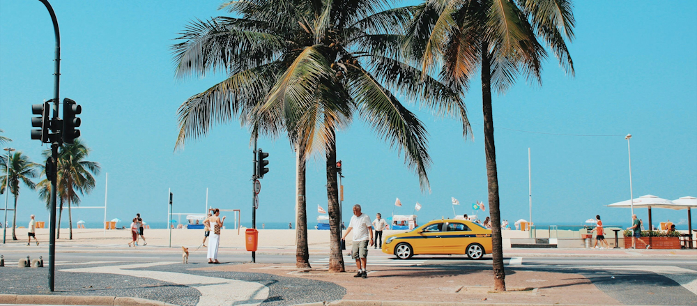 Taxi in Copacabana, Rio de Janeiro, by Nathana Rebouças on Unsplash