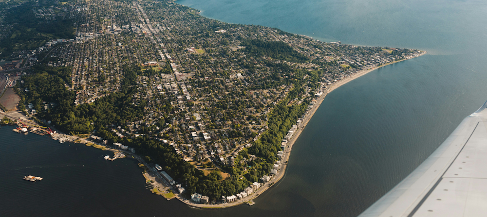 Aerial View of West Seattle by Alex Rosas on Unsplash