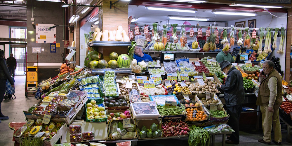 Fruit and Veg Stand in Mercado de Triana by Carlos Tejera