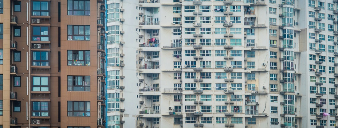 High-rise apartments in Shanghai by Pete Wright