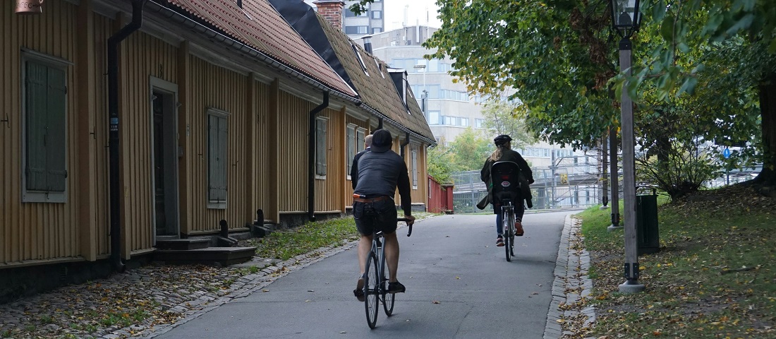 Cycling in Stockholm by Marek Lumi from Unsplash