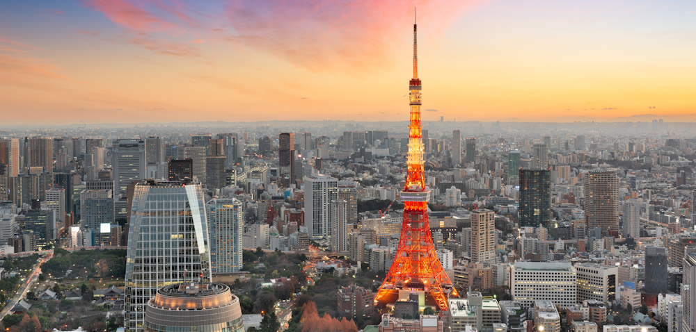 Tokyo Tower cityscape
