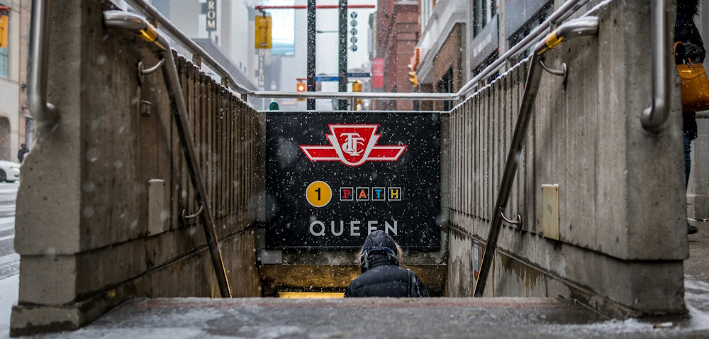 Queen Subway in Toronto by LinedPhoto