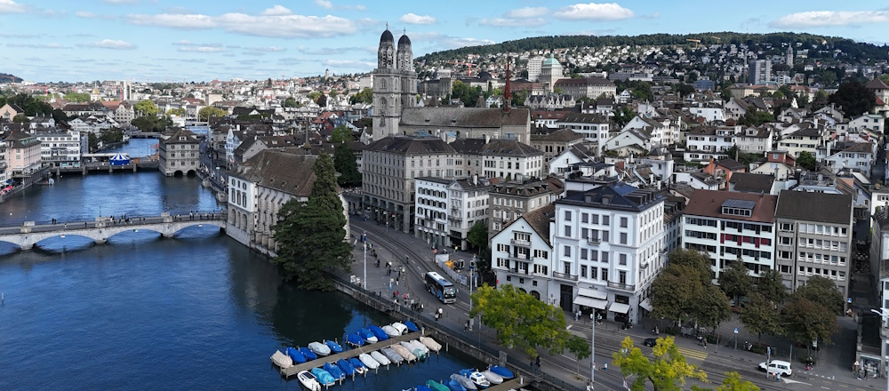 Zurich Cityscape by Connor Studios on Unsplash