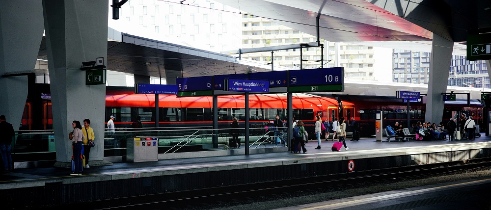 Train in Vienna by Frederic Köberl