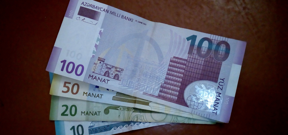 Azerbaijani Manat Banknotes by Cekli829 on Wikimedia Commons