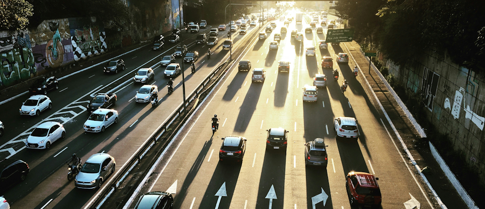 Traffic in São Paulo, Brazil, by Victor Sánchez Berruezo on Unsplash