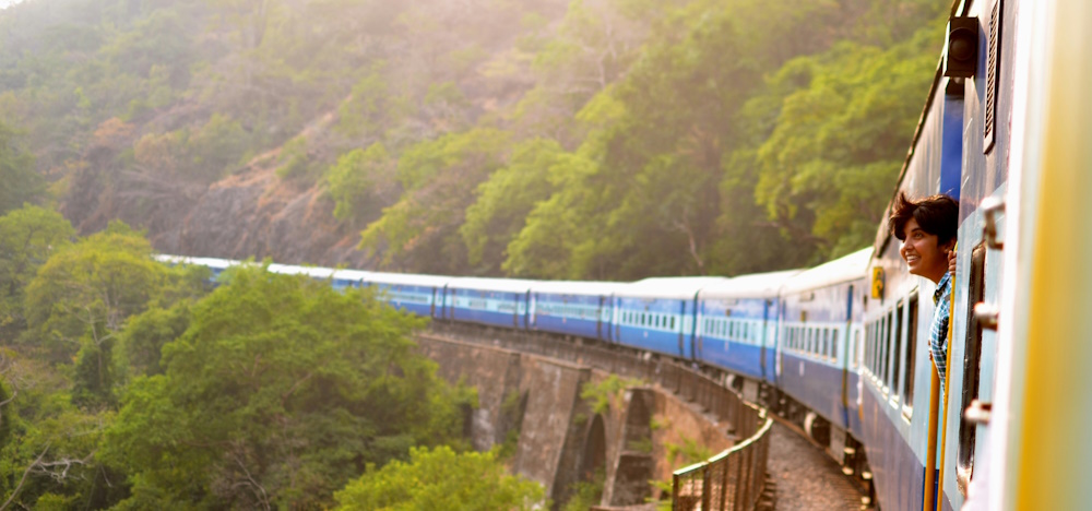 Train in Goa, India by JK