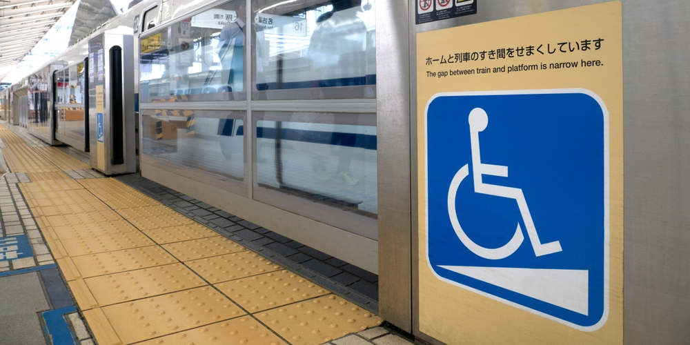 Accessible train in Japan by yoshi0511 via Shutterstock