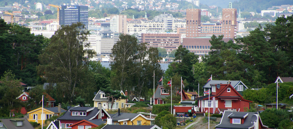 View of Oslo's High-Rises from Hovedoya by Oscar van Gend on Unsplash