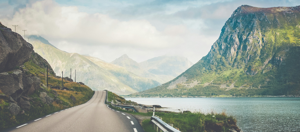 Road in Lofoten, Norway by Nicki Eliza Schinow on Unsplash
