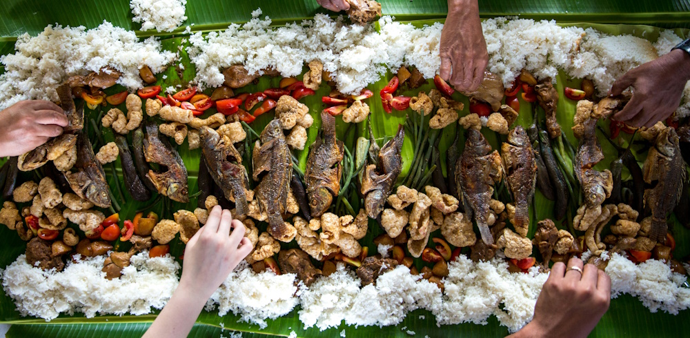 Traditional Meal in Mabalacat in the Philippines by Avel Chuklanov