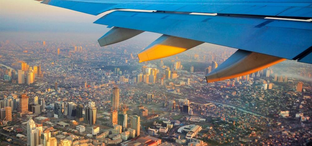 Aerial view of Manila the Philippines by Renato Marzan