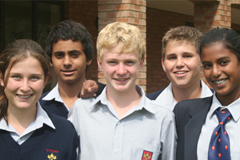 Students at St Peter's College, Johannesburg