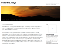 Under the Abaya - An expat blog about Saudi Arabia